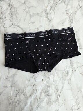 Victoria's Secret PINK Logo Cotton Boyshort Panties XXL NWT
